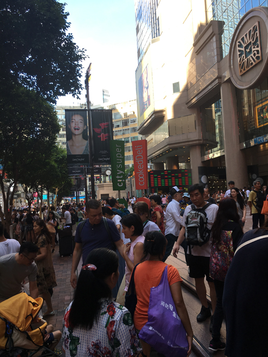 香港タイムズスクエア広場